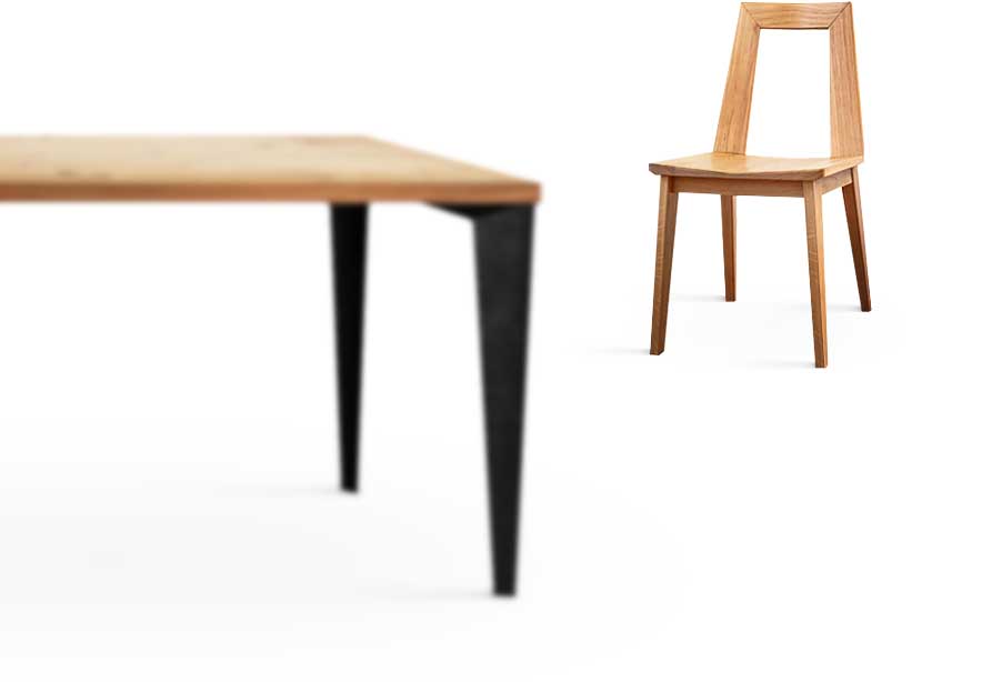 Masivní designové stoly